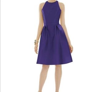Alfred Sung D696 Dress in Purple
